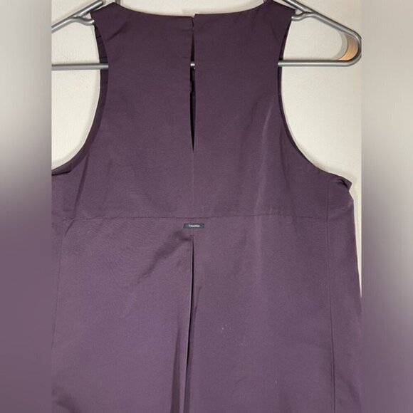 ‘S MAX MARA Purple Polyester / Cotton Sleeveless Shift Dress Size 2 - Picture 5 of 9